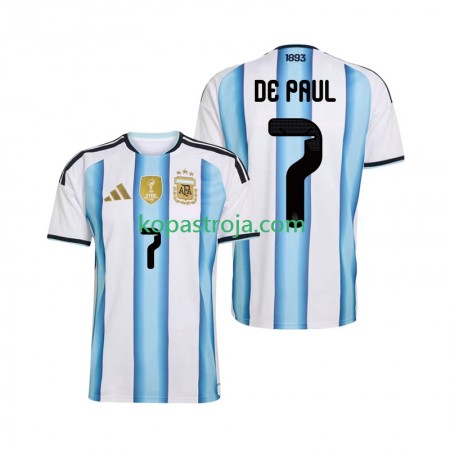 Billiga Fotbollströjor Argentina Rodrigo De Paul 7 Hemma tröja WM 2026 Kortärmad